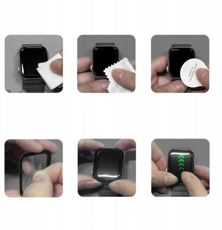 Tech-Protect Glass Flex+ 2 vnt. komplektas hibridinis stiklas Huawei Watch 5 42 mm - juodas