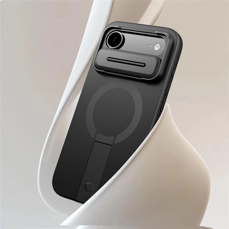 Tech-Protect Kevlar Aura MagSafe dėklas skirtas Apple iPhone Air – juodos spalvos