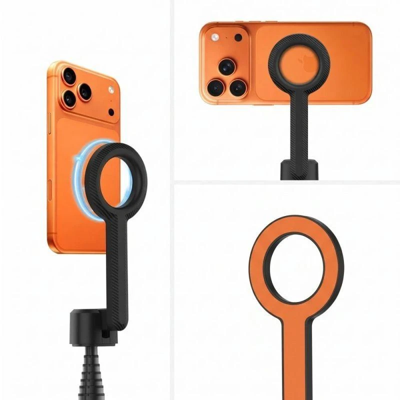 Tech-Protect L10S Bluetooth Selfie Stick Tripod - Juodas and Oranžinis