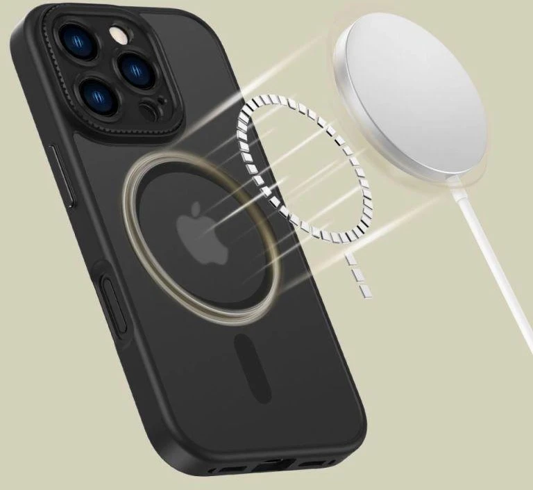 Tech-Protect MagCam MagSafe iPhone 16 Pro dėklas - Pusiau permatomas