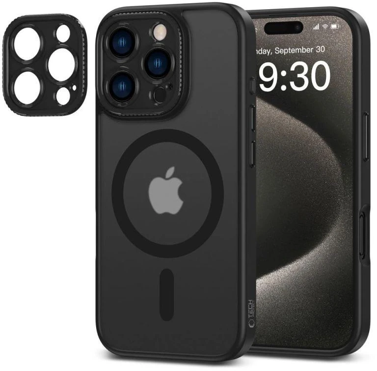 Tech-Protect MagCam MagSafe iPhone 16 Pro dėklas - Pusiau permatomas