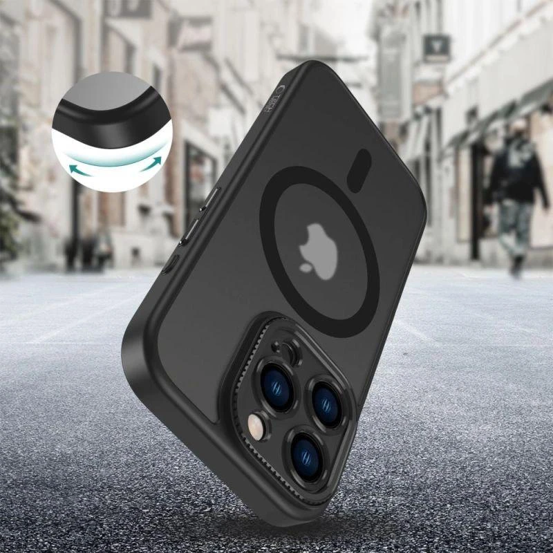 Tech-Protect MagCam MagSafe iPhone 16 Pro dėklas - Pusiau permatomas