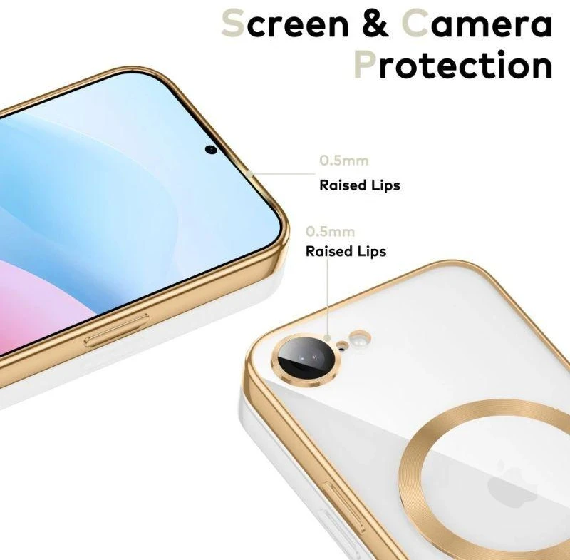 „Tech-Protect MagFlex MagSafe“ dėklas, skirtas „iPhone 16e“ / „17e“ – auksinis