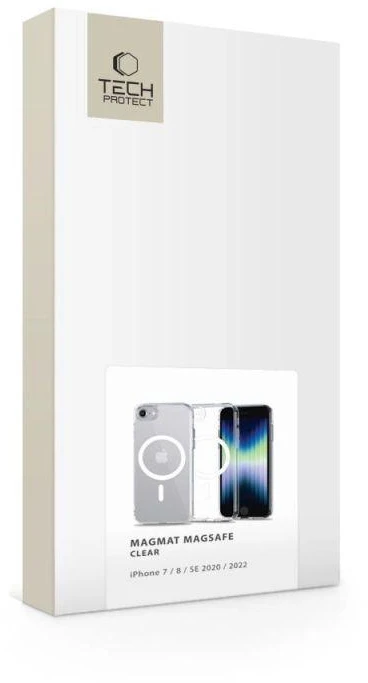 Dėklas TECH-PROTECT MAGMAT MAGSAFE IPHONE 7/8/SE 2020/2022 CLEAR