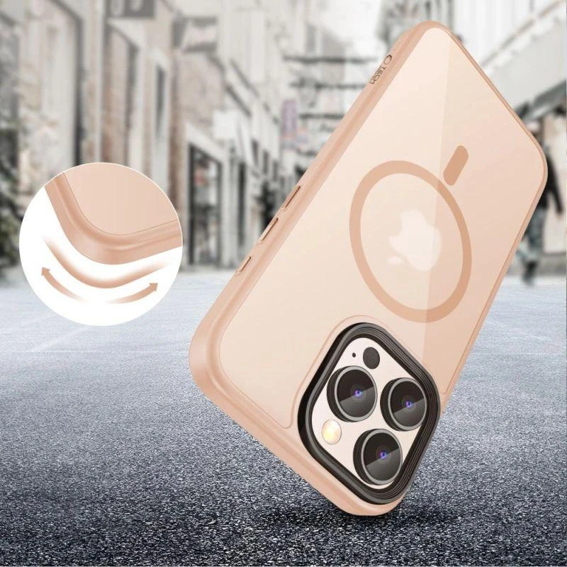 Tech-Protect MagMat MagSafe Apple iPhone 16 Pro Max – dėklas telefonui rožinės spalvos