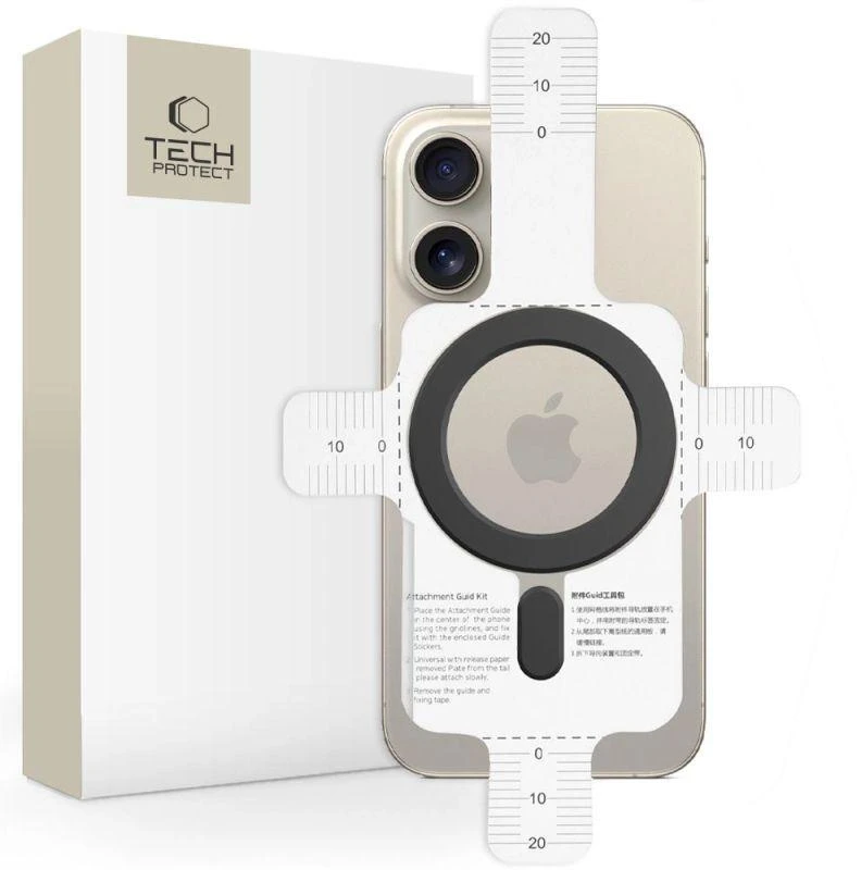 Tech-Protect MagMat MagSafe magnetic ring universal – dėklas telefonui juodos spalvos