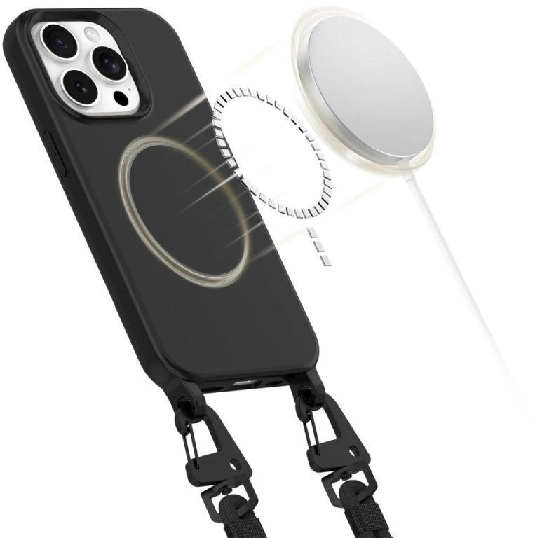 Tech-Protect MAGNECKLACE MagSafe Apple iPhone 14 Pro dėklas telefonui juodos spalvos