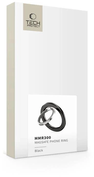 Tech-Protect MMR300 magnetinis laikiklis / ring su MagSafe – juodos spalvos