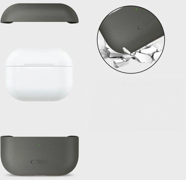 Tech-Protect NaturalFit dėklas AirPods Pro 3 - Žalias