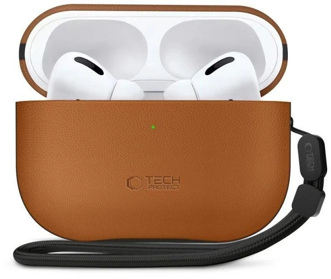 Tech-Protect NaturalFit dėklas, skirtas AirPods Pro 3 - Ruda