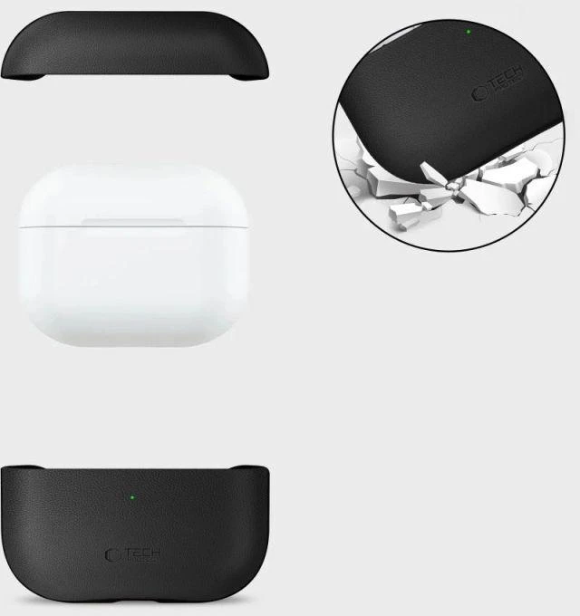 Tech-Protect NaturalFit dėklas skirtas AirPods Pro 3 - Juodas