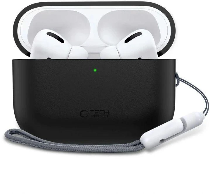 Tech-Protect Silikoninis dėklas AirPods Pro 3 - Juodas