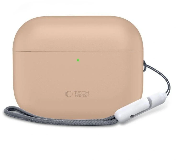 Tech-Protect Silikoninis dėklas AirPods Pro 3 - Smėlio spalvos