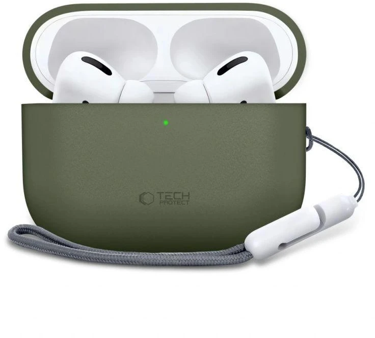 Tech-Protect silikoninis dėklas AirPods Pro 3 - Žalias