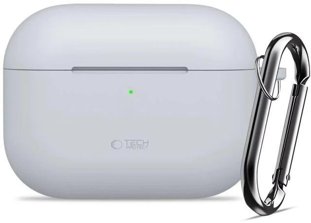 Tech-Protect Silikoninis dėklas su kabliuku skirtas AirPods Pro - Pilkas