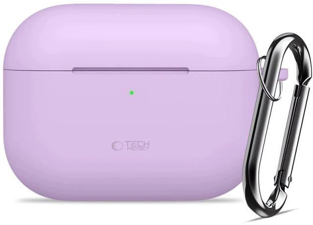 Tech-Protect Silikoninis dėklas su kabliuku AirPods Pro - Violetinis