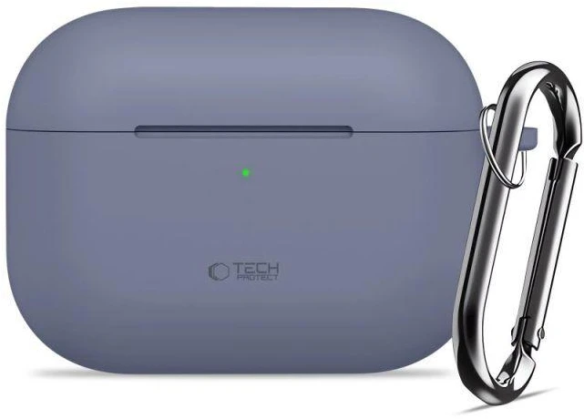Tech-Protect Silikoninis dėklas su kabliuku AirPods Pro - Mėlynas