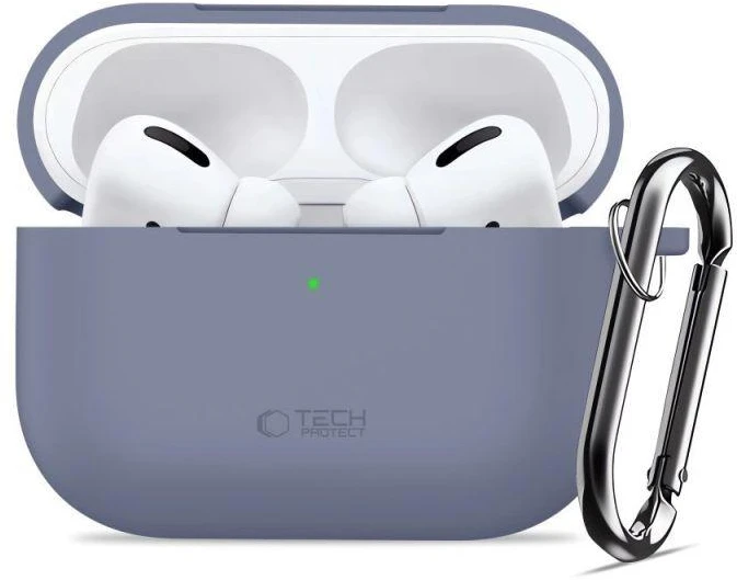 Tech-Protect Silikoninis dėklas su kabliuku AirPods Pro - Mėlynas