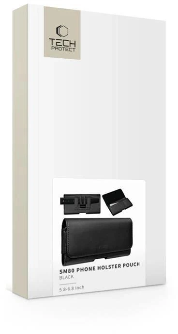 Dėklas Tech-Protect SM80 case for 5.8-6.8" - juodas