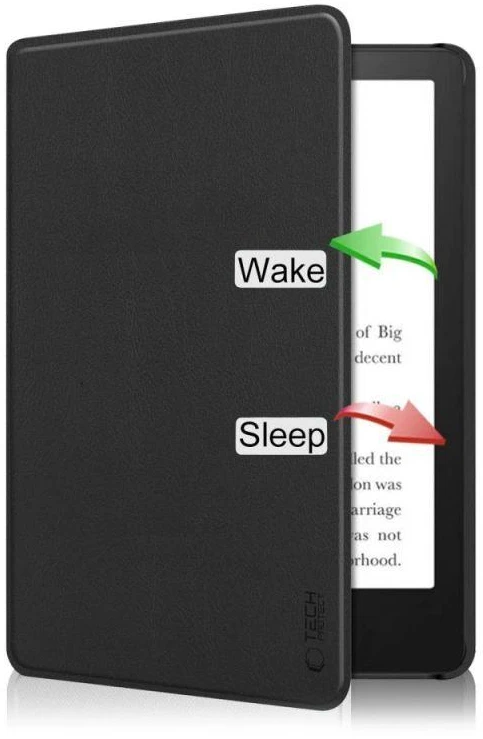 Tech-Protect Smart dėklas skirtas Kindle Paperwhite VI / 6 / Signature Edition - Juodas