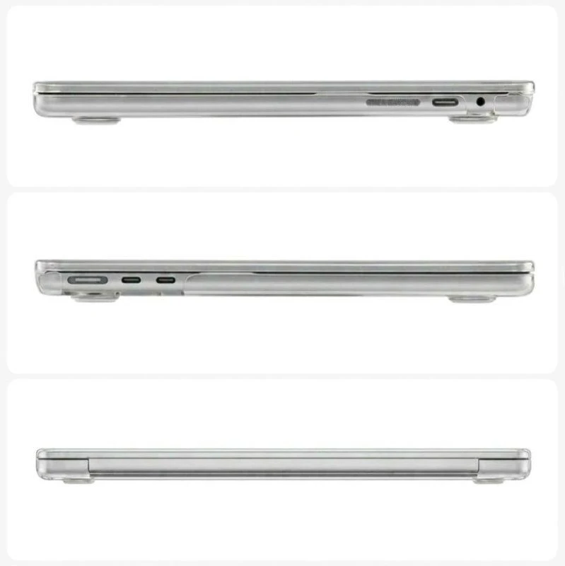 Tech-Protect SoftShell Apple MacBook PRO 14 M1-M5 PRO / M5 PRO MAX 2021-2026 SKAIDRUS DĖKLAS