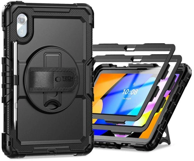 Tech-Protect Solid dėklas skirtas Lenovo Idea Tab 11.0 TB-336 – juodos spalvos