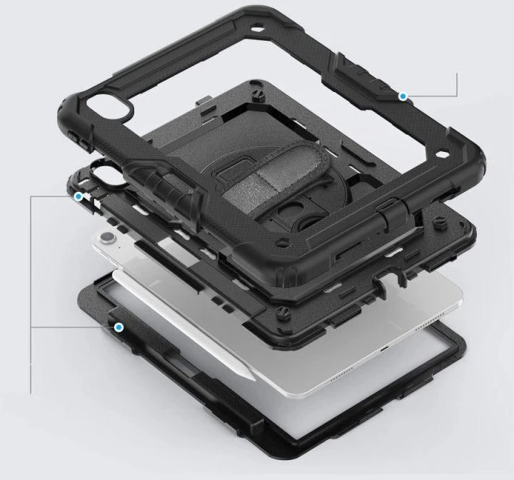 Dėklas iPad Air 11.0 (6GEN) Tech-Protect Solid360 juodos spalvos