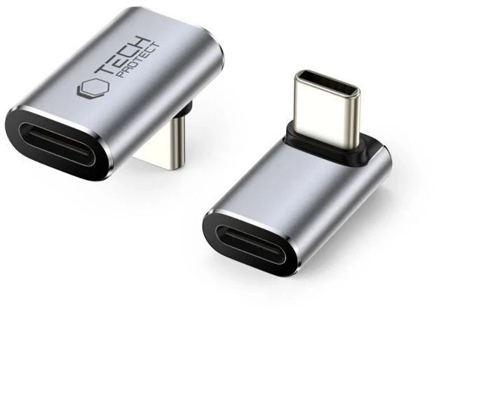 „Tech-Protect Ultraboost AA03“ USB-C kampinis adapteris – pilkas