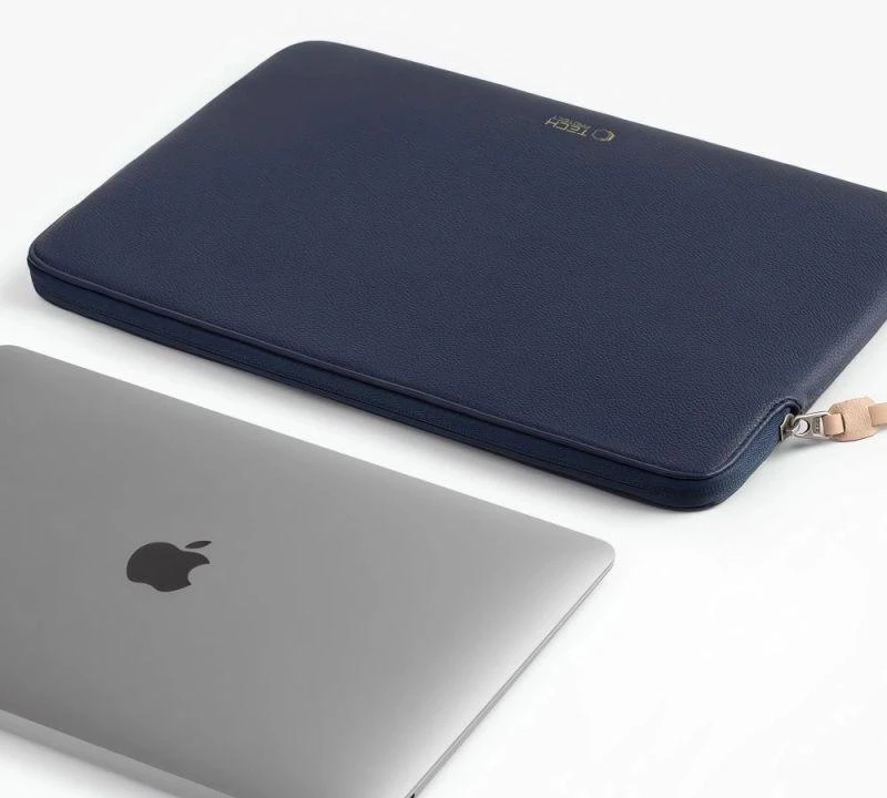 Tech-Protect Fleece Nešiojamas kompiuteris Bag 15-16 - Navy Mėlyna
