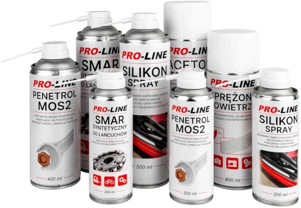 Techninis acetonas 100% purškiamas PRO-LINE purškiklis 500ml