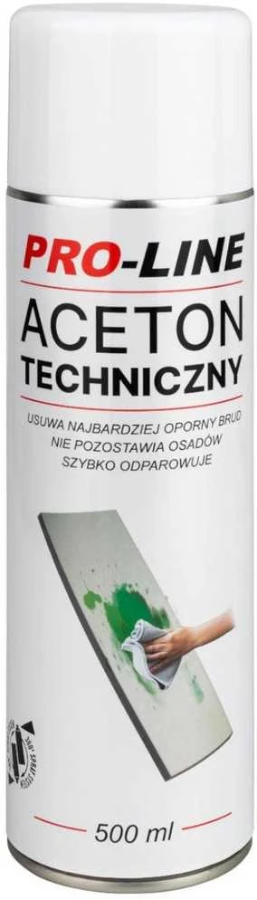 Techninis acetonas 100% purškiamas PRO-LINE purškiklis 500ml