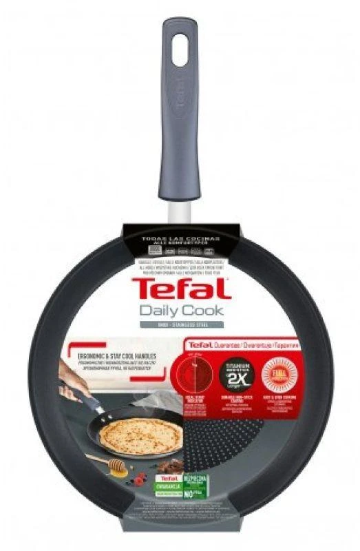 Blynų keptuvė Tefal DAILY COOK, 25 cm, aliuminis