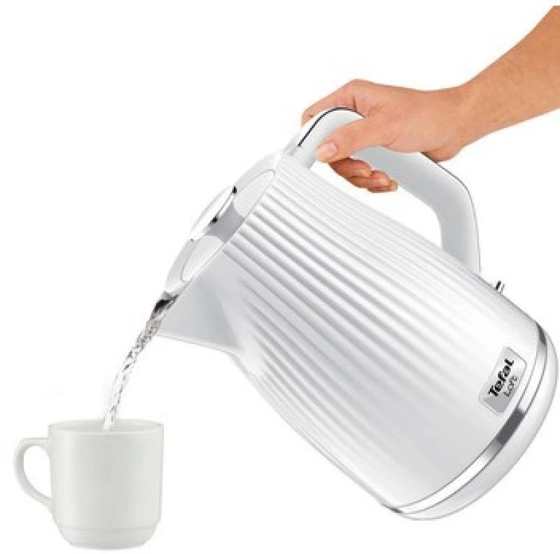 Elektrinis virdulys Tefal Loft White KO2510, 2400 W, 1.7l, baltos spalvos