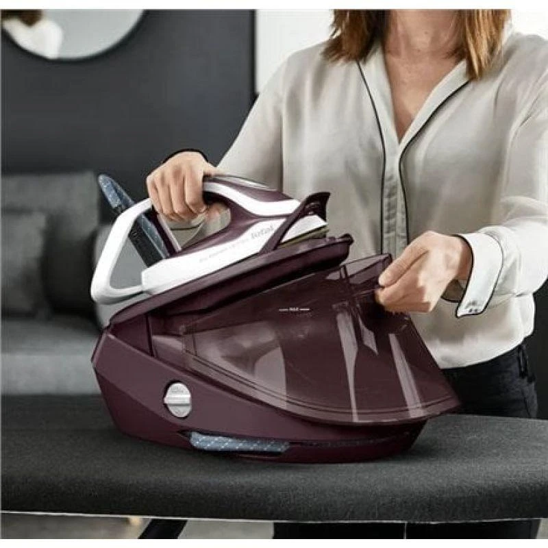 TEFAL | Steam Station Pro Express | GV9721E0 | 3000 W | 1,2 l | 7,9 baro | Automatinis išjungimas | Vertikali garų funkcija | Kalkių valymo funkcija | Burgundija