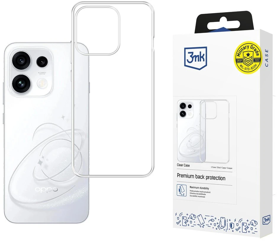 3Mk apsauginis 3mk skaidrus dėklas Oppo Reno 16 F / Reno 16 FS (CPH2859) - skaidrus