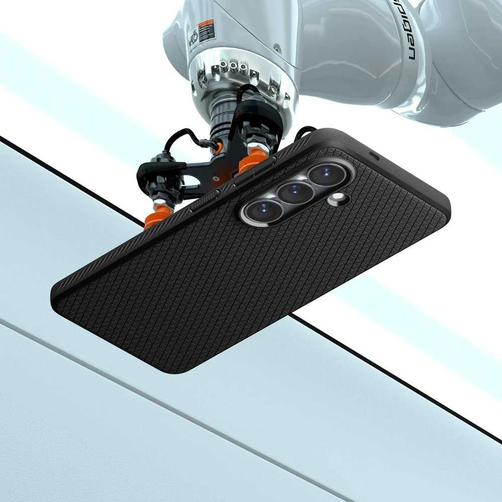 Spigen Liquid Air Mag MagSafe dėklas skirtas Samsung Galaxy S26+ – Matte juodos spalvos