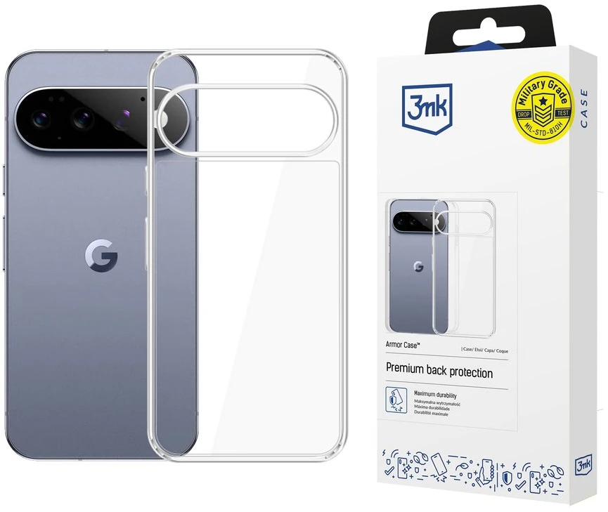 3Mk Protection 3mk Armor dėklas, skirtas „Google Pixel 11 Pro“ – skaidrus
