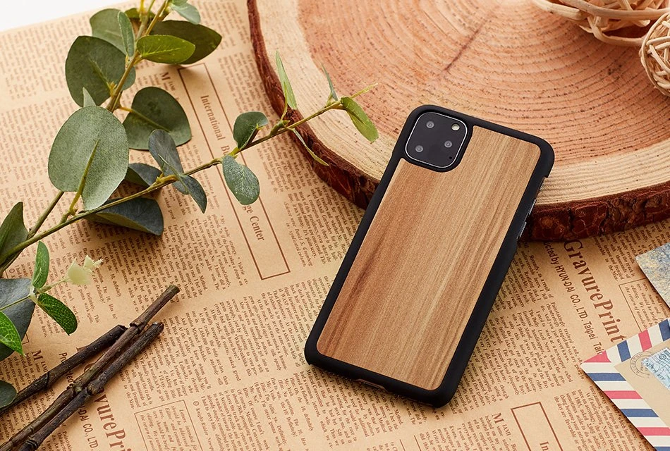 MAN Telefono dėklas iPhone 11 Pro, cappuccino juodas