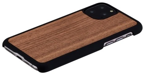 MAN Telefono dėklas iPhone 11 Pro, juodas riešutmedis