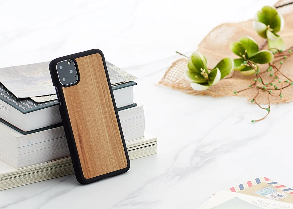 MAN Telefono dėklas iPhone 11 Pro Max, cappuccino juodas