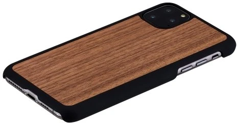 MAN Telefono dėklas iPhone 11 Pro Max, juodo riešutmedžio