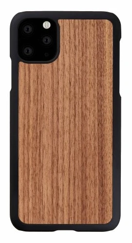 MAN Telefono dėklas iPhone 11 Pro Max, juodo riešutmedžio