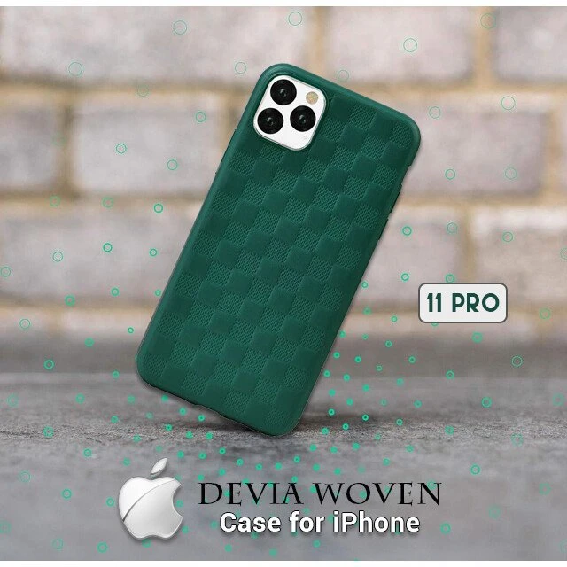 Devia Telefono dėklas iPhone 11 Pro Max, TPU, žalias