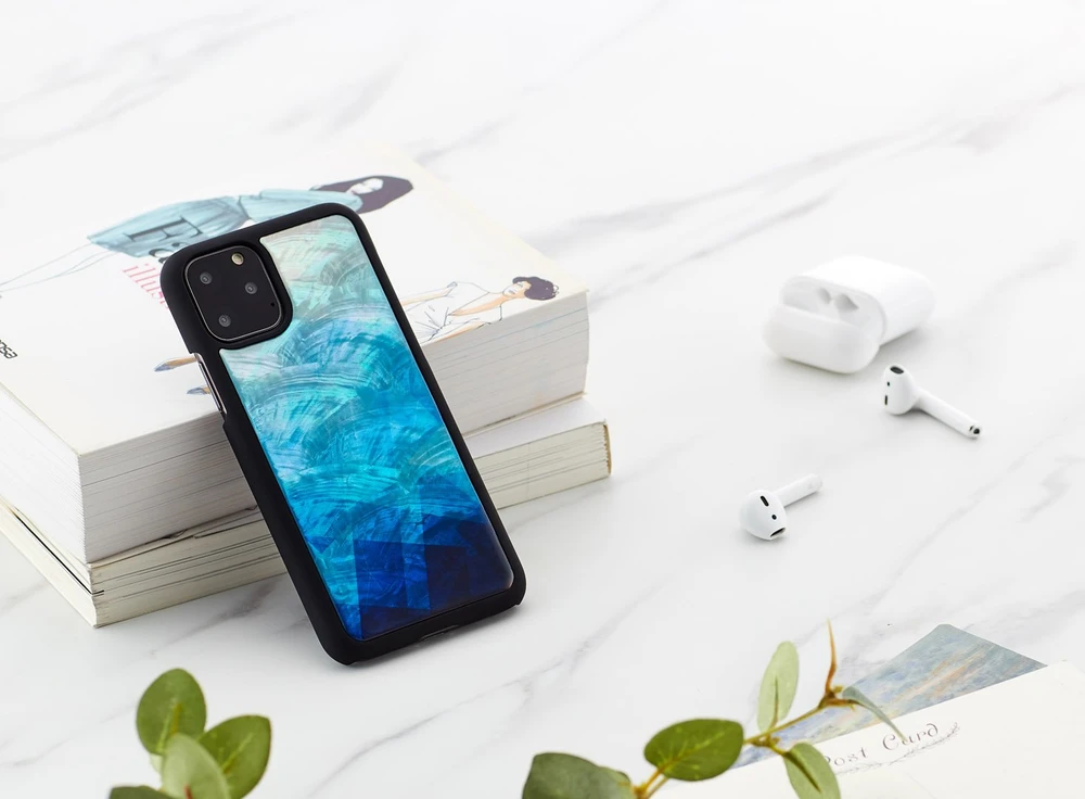 Ikins Telefono dėklas iPhone 11 Pro, mėlynos ir juodos spalvų