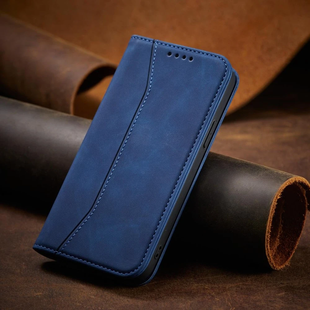 Hurtel Magnet Fancy dėklas, skirtas iPhone 13 Pro, mėlynas