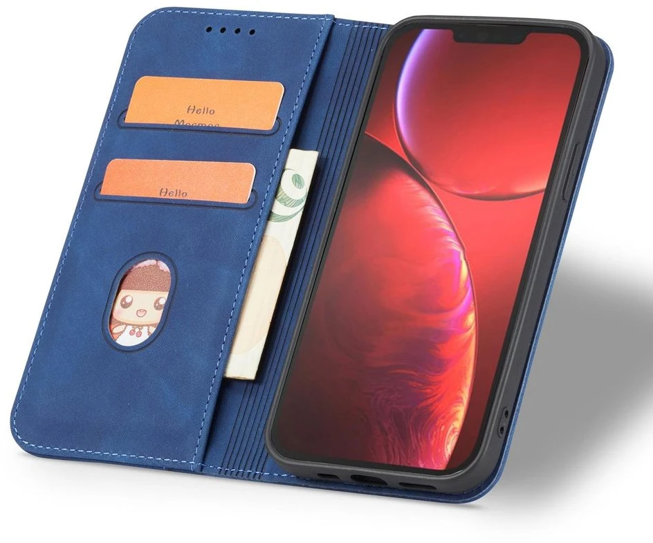 Hurtel Magnet Fancy dėklas, skirtas iPhone 13 Pro, mėlynas