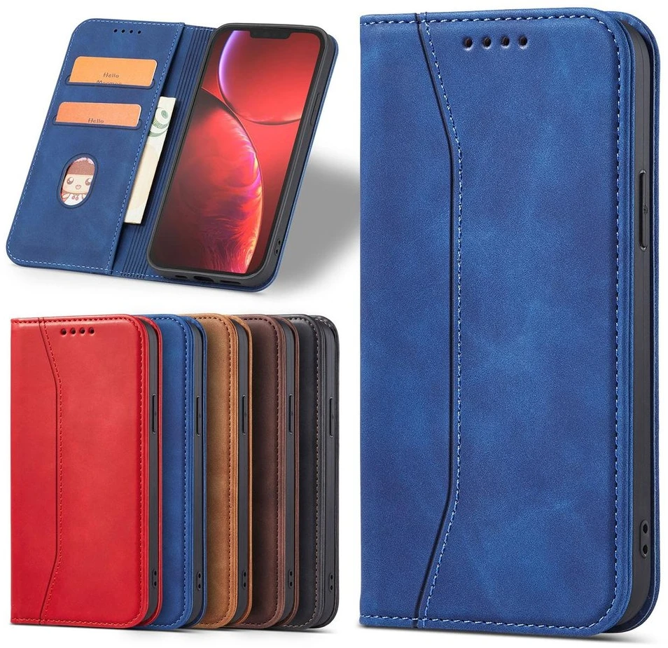 Hurtel Magnet Fancy dėklas, skirtas iPhone 13 Pro, mėlynas