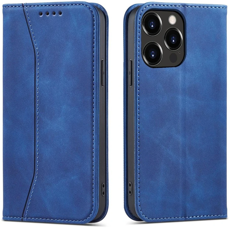 Hurtel Magnet Fancy dėklas, skirtas iPhone 13 Pro, mėlynas