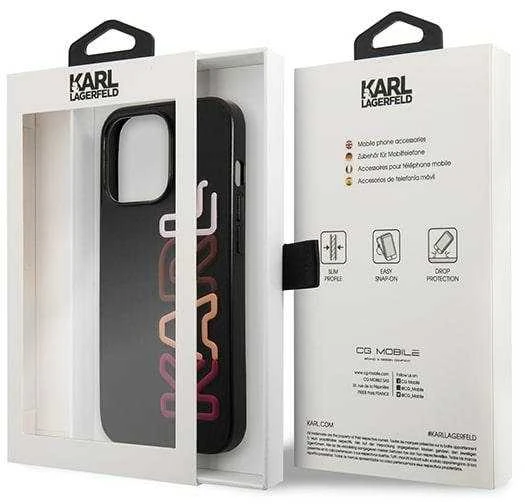 Karl Lagerfeld KLHCP13XPCOBK iPhone 13 Pro Max 6,7" juoda/juodas kietas dėklas Multi Rožinė Brand