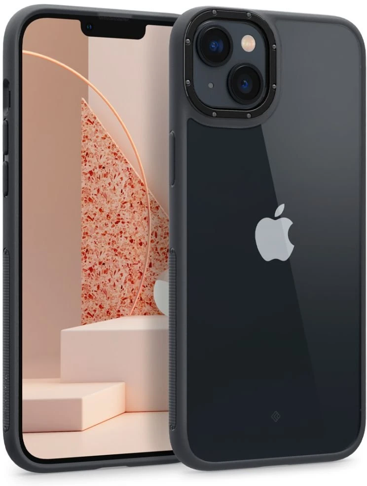 Telefono dėklas iPhone 14 Plus Caseology Skyfall, matinis juodas